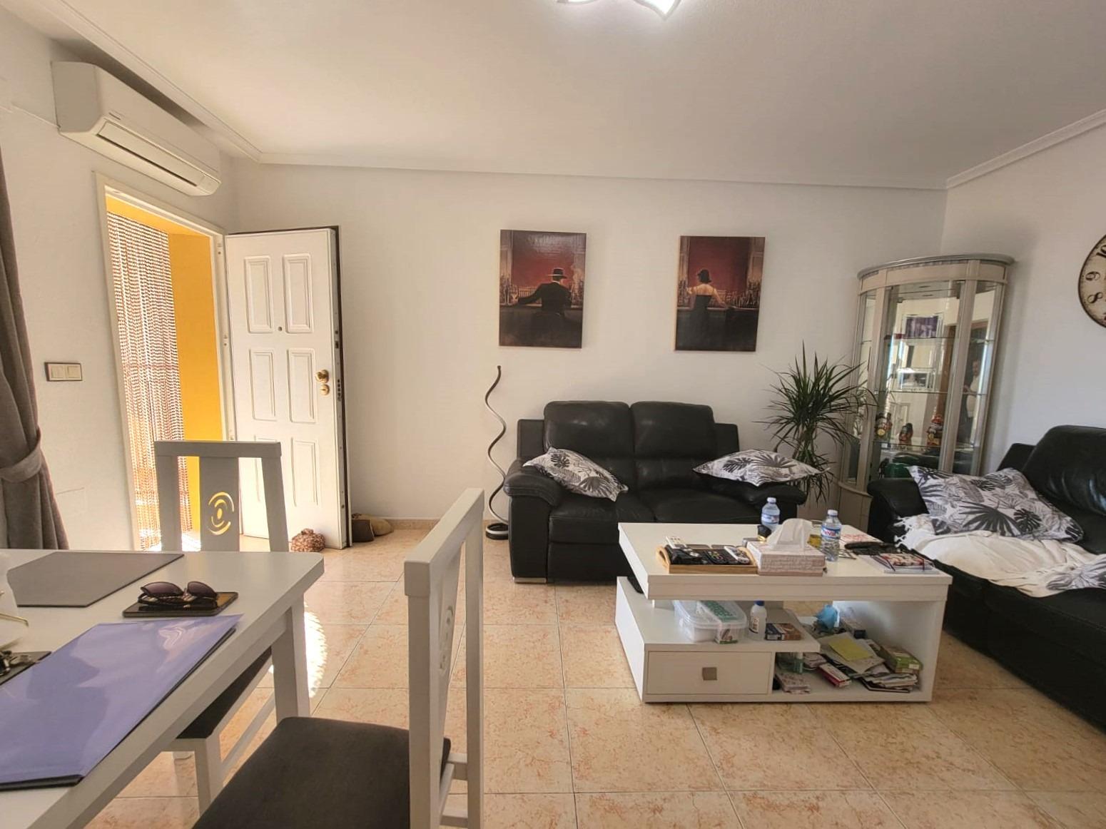 Semi-detached villa, all on one level with no neighbors above, in a lovely residential complex with
