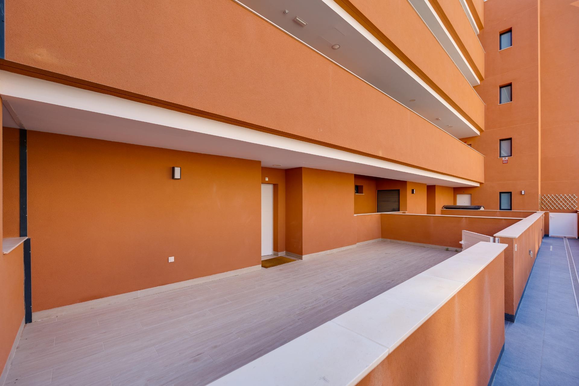 Pool area in apartment for sale in Orihuela Costa