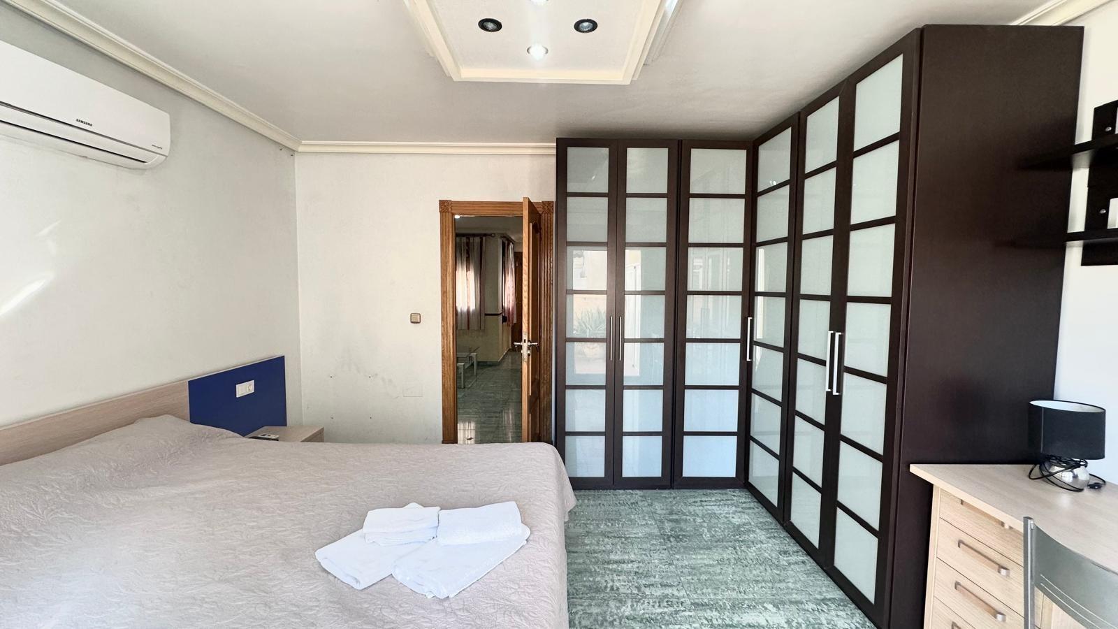 Master bedroom in penthouse for sale in Torrevieja