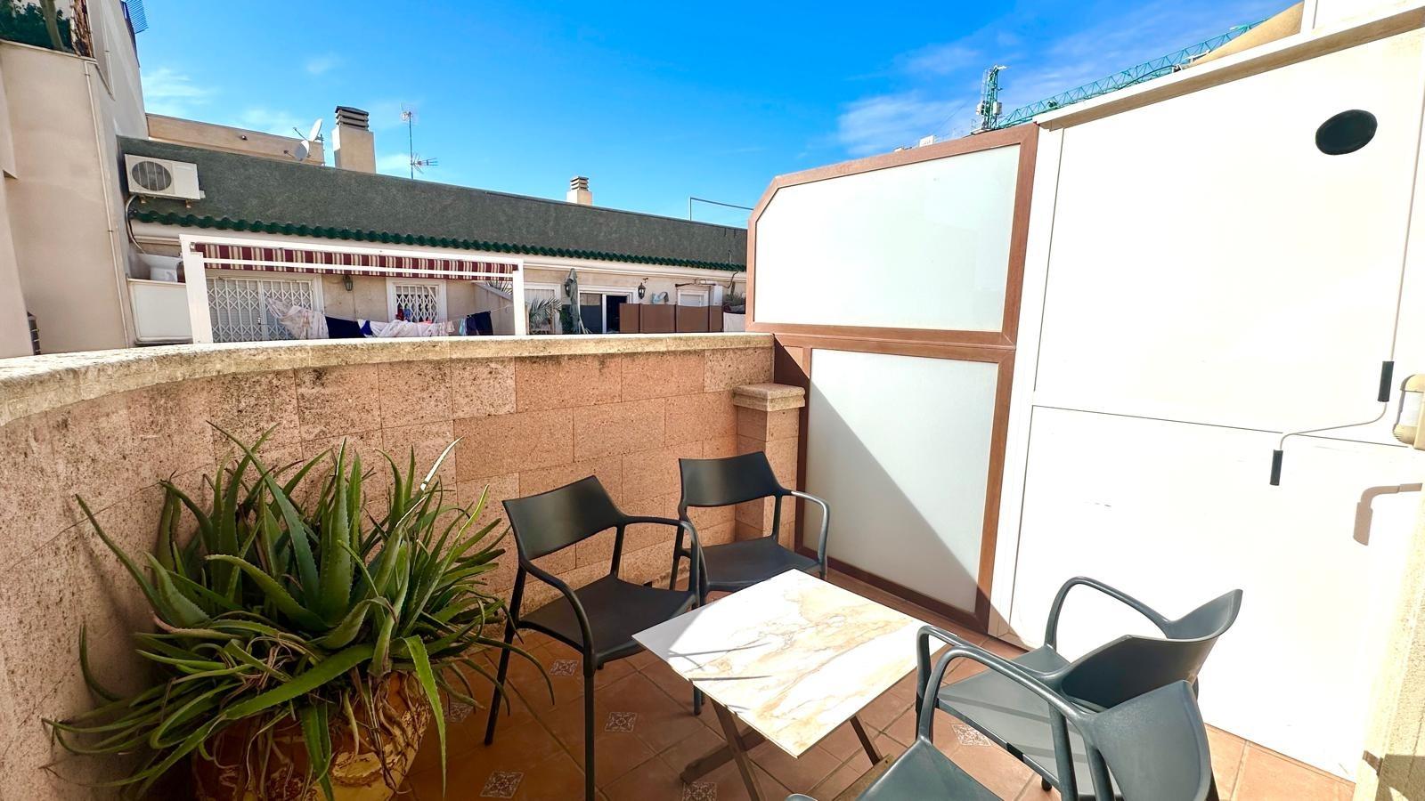 Dining area in penthouse for sale in Torrevieja
