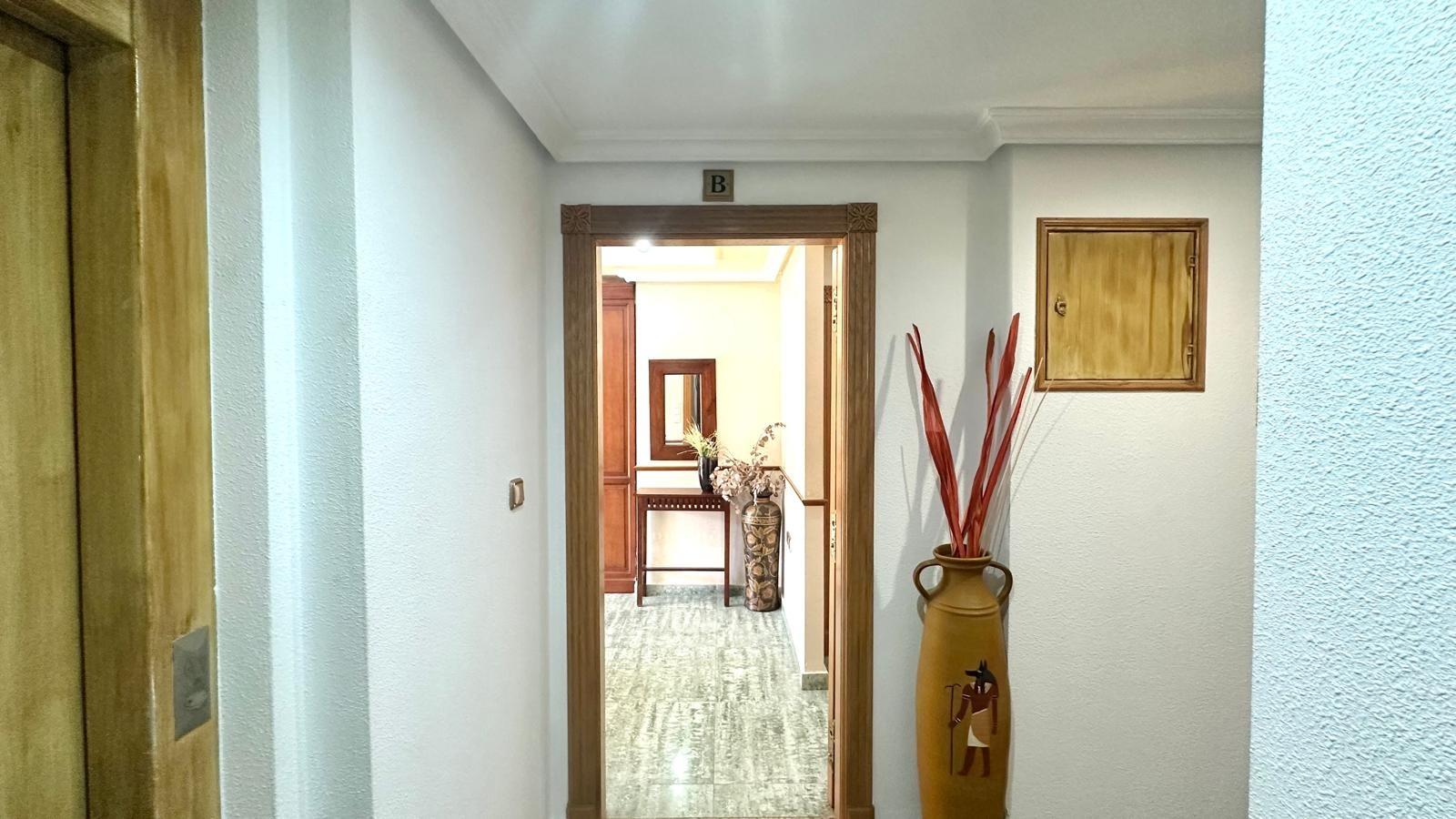 Pool area in penthouse for sale in Torrevieja