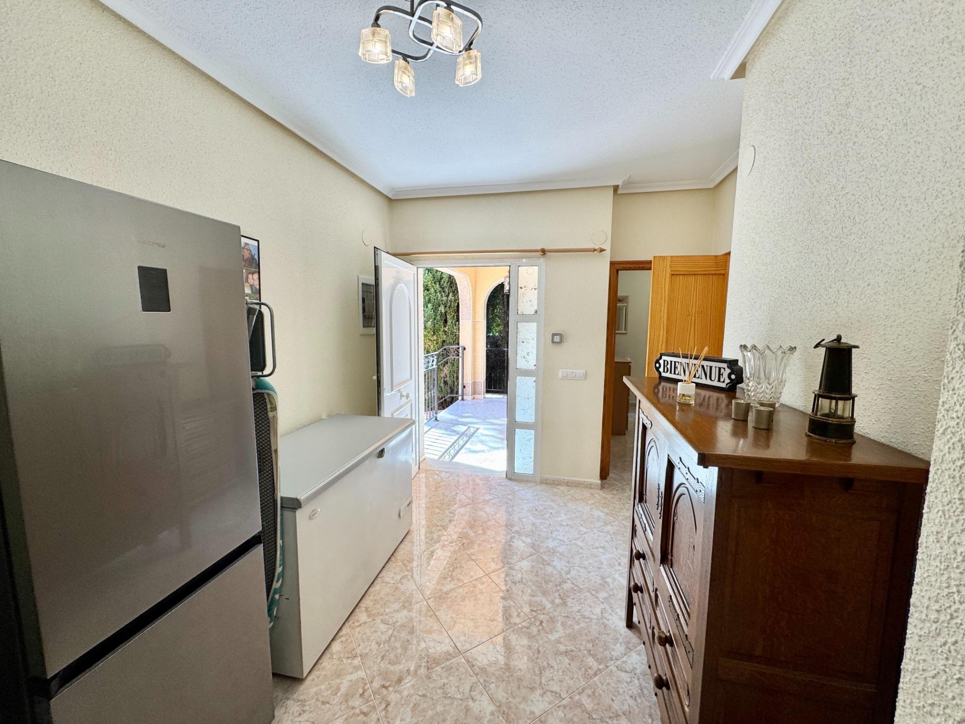 Pool area in villa for sale in Dolores