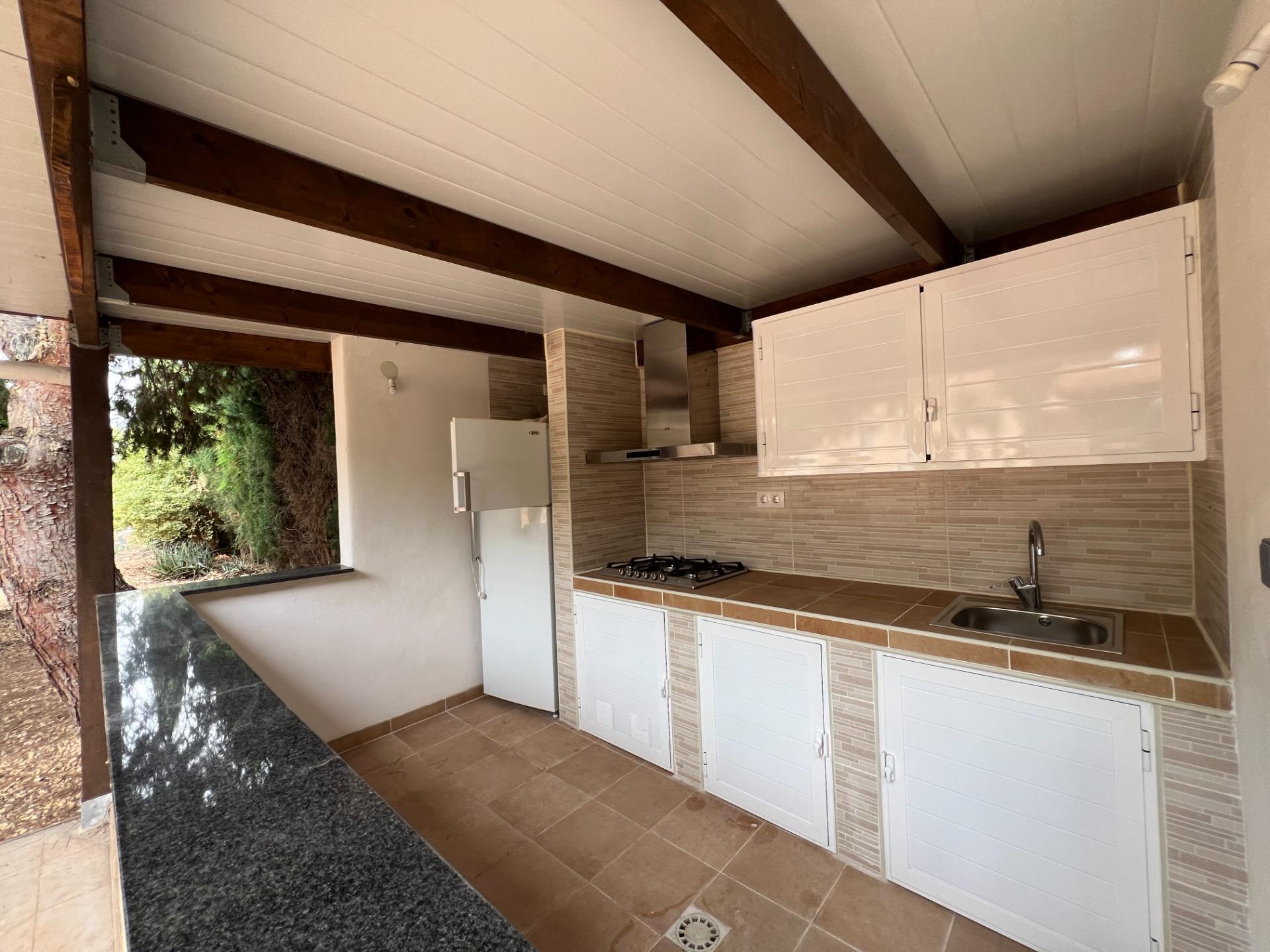 Pool area in villa for sale in Dolores