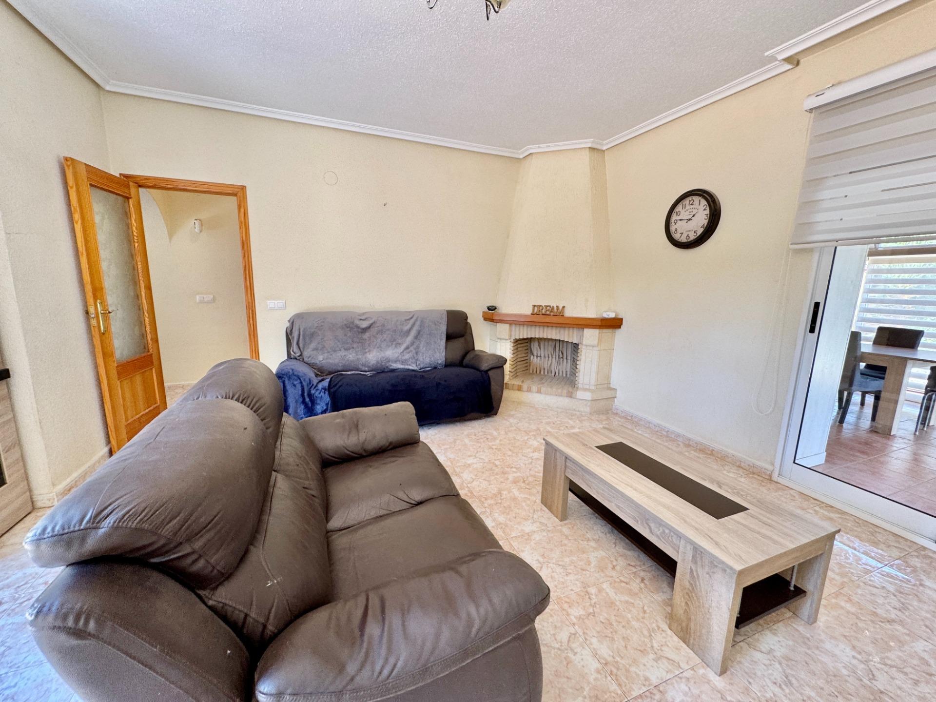 Pool area in villa for sale in Dolores