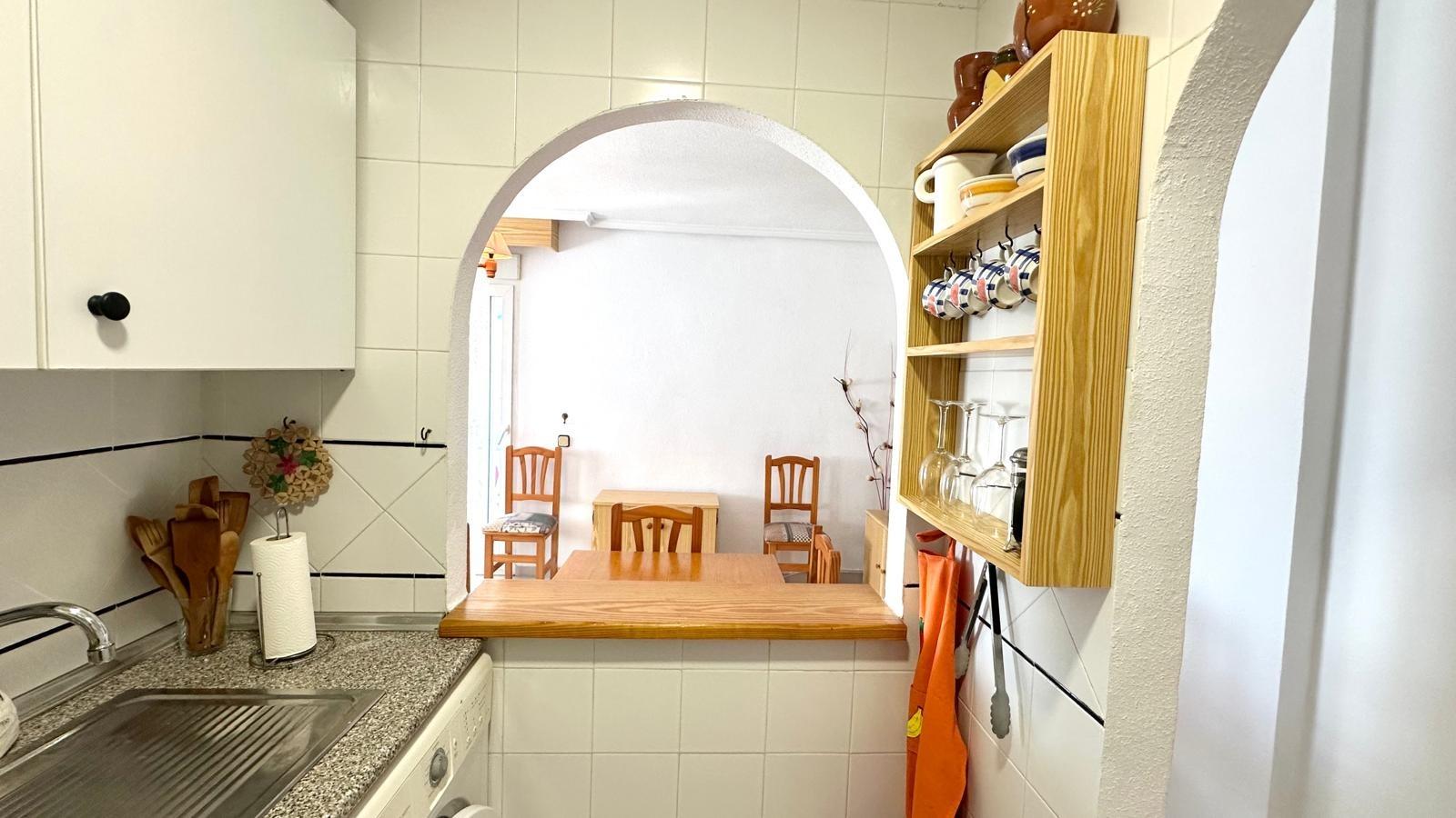 Pool area in penthouse for sale in Torrevieja