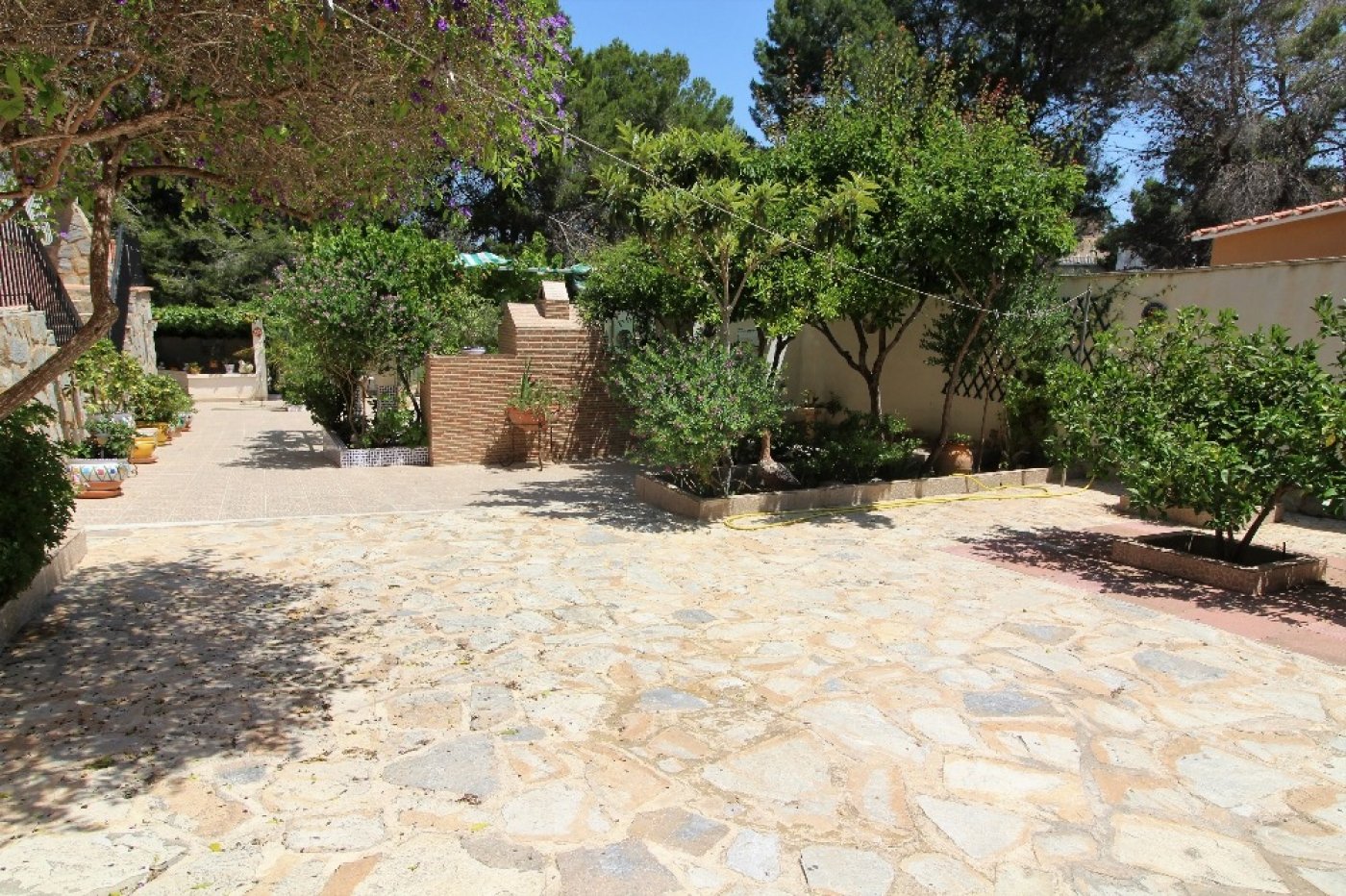 Pool area in villa for sale in Torrevieja
