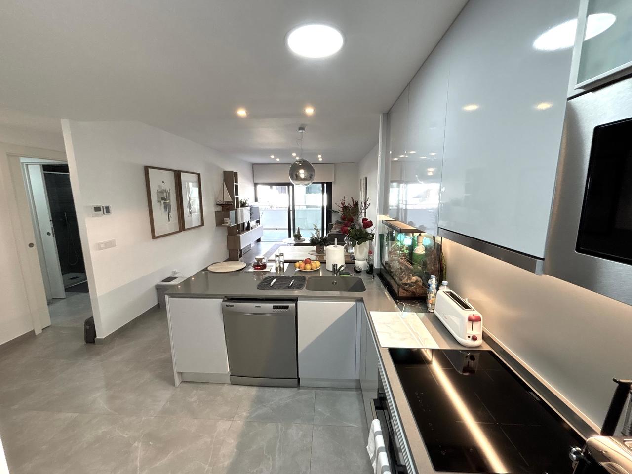 Living room in apartment for sale in Playa Flamenca