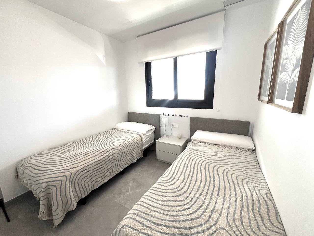 Master bedroom in apartment for sale in Playa Flamenca
