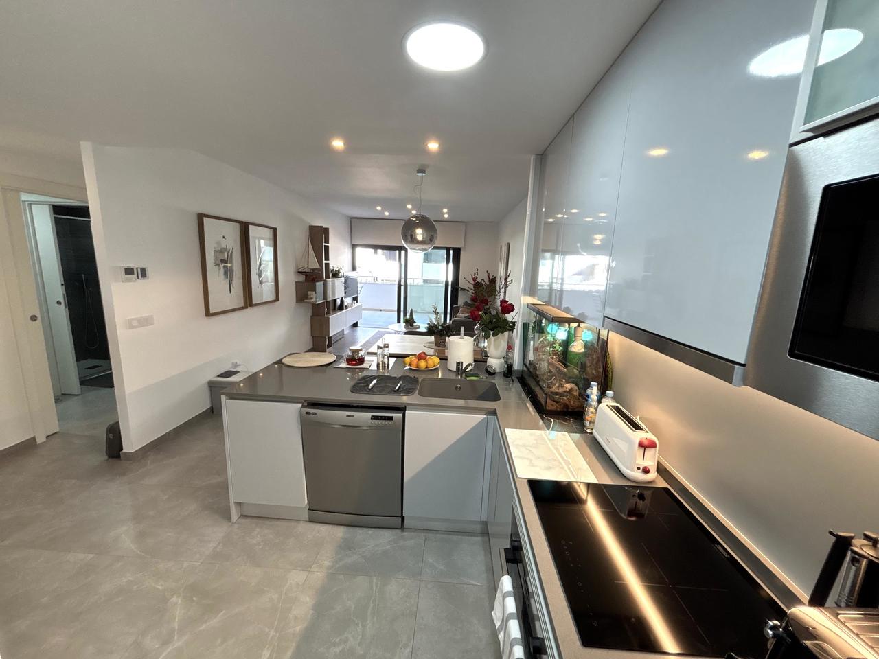 Dining area in apartment for sale in Playa Flamenca