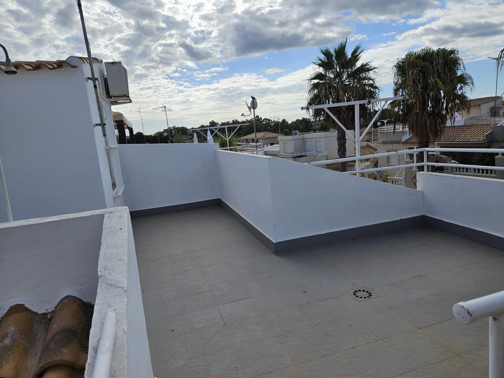 Pool area in terraced for sale in Torrevieja