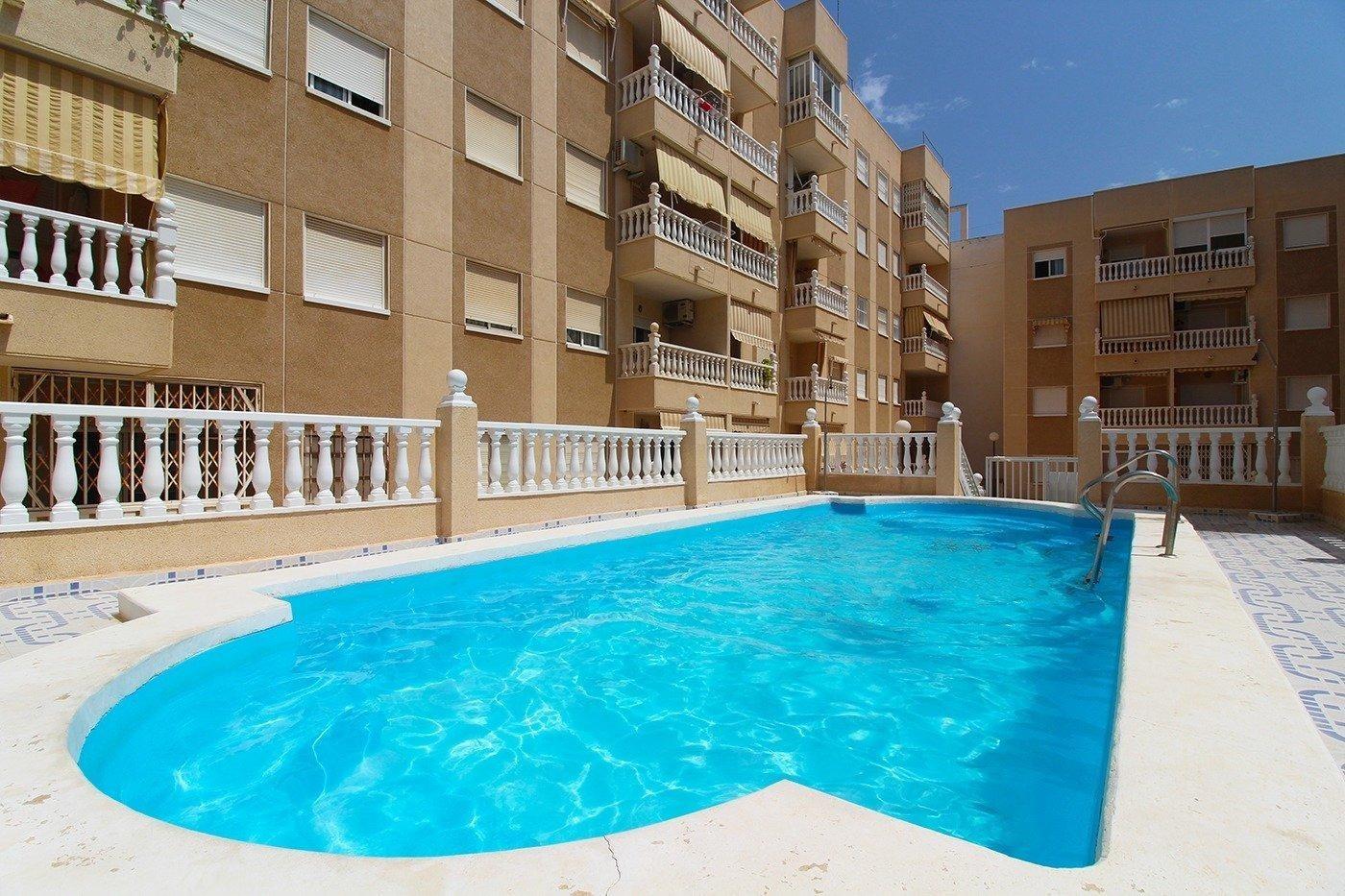 Garden in apartment for sale in Torrevieja