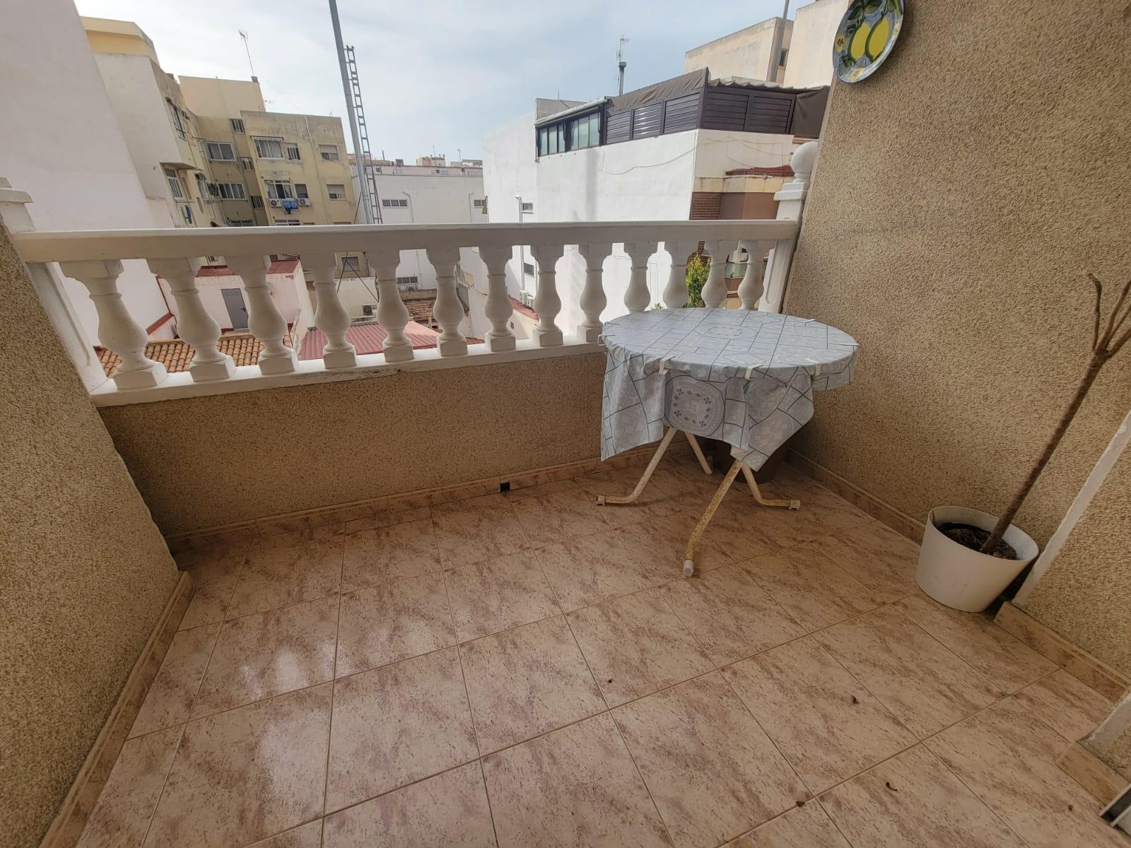 Pool area in apartment for sale in Torrevieja