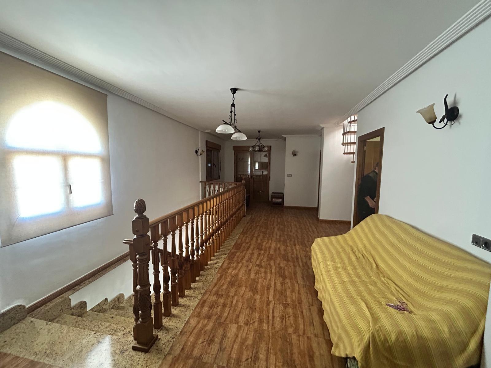 Pool area in villa for sale in Los Alcazares