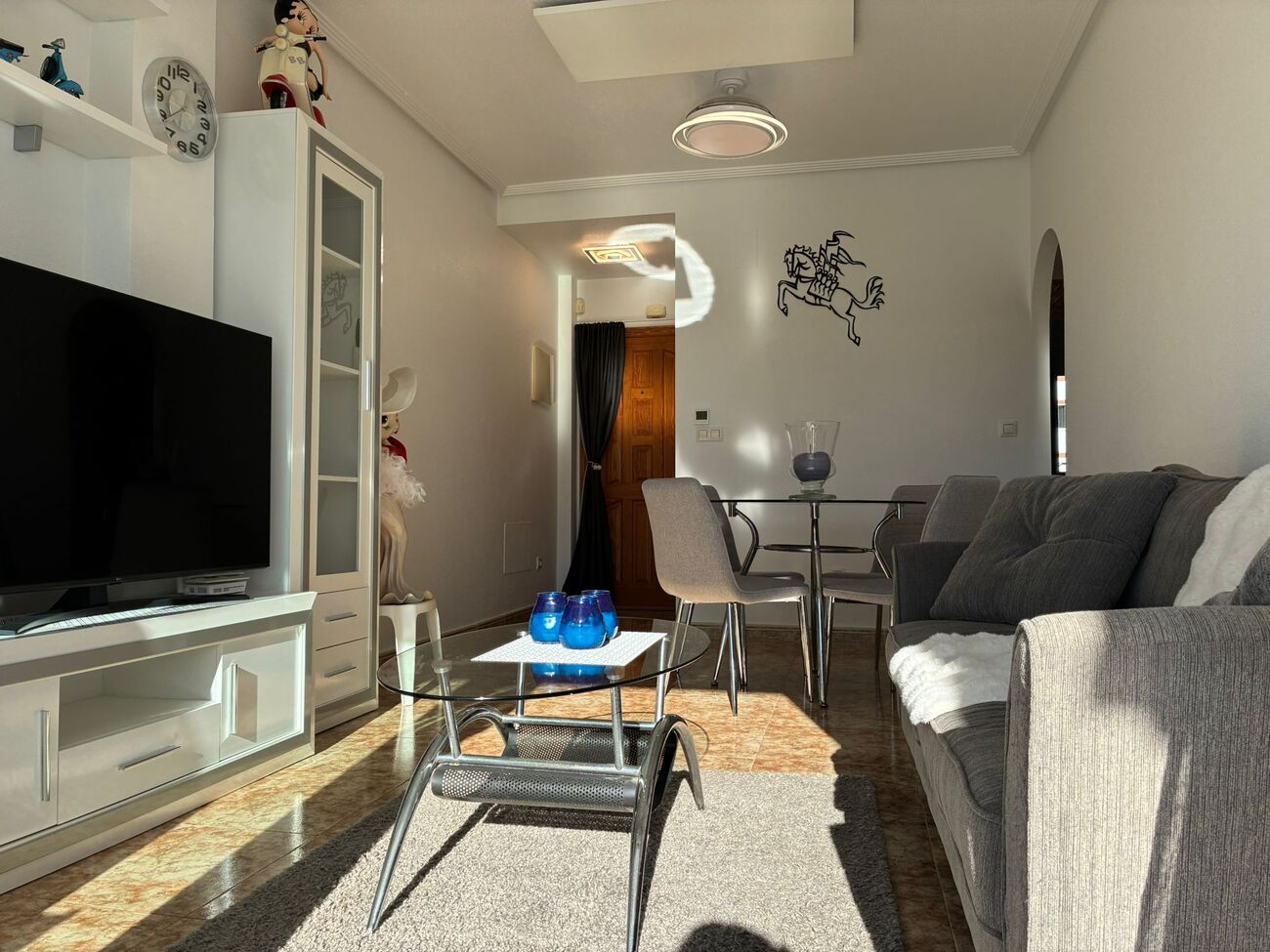 Garden in apartment for sale in Punta Prima