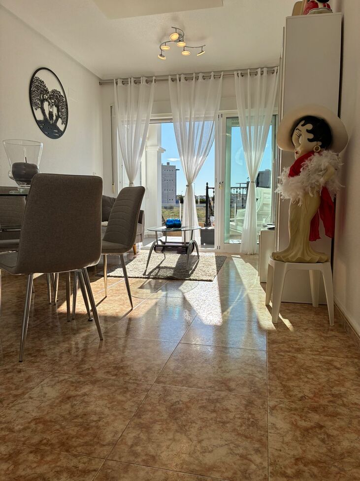 Dining area in apartment for sale in Punta Prima