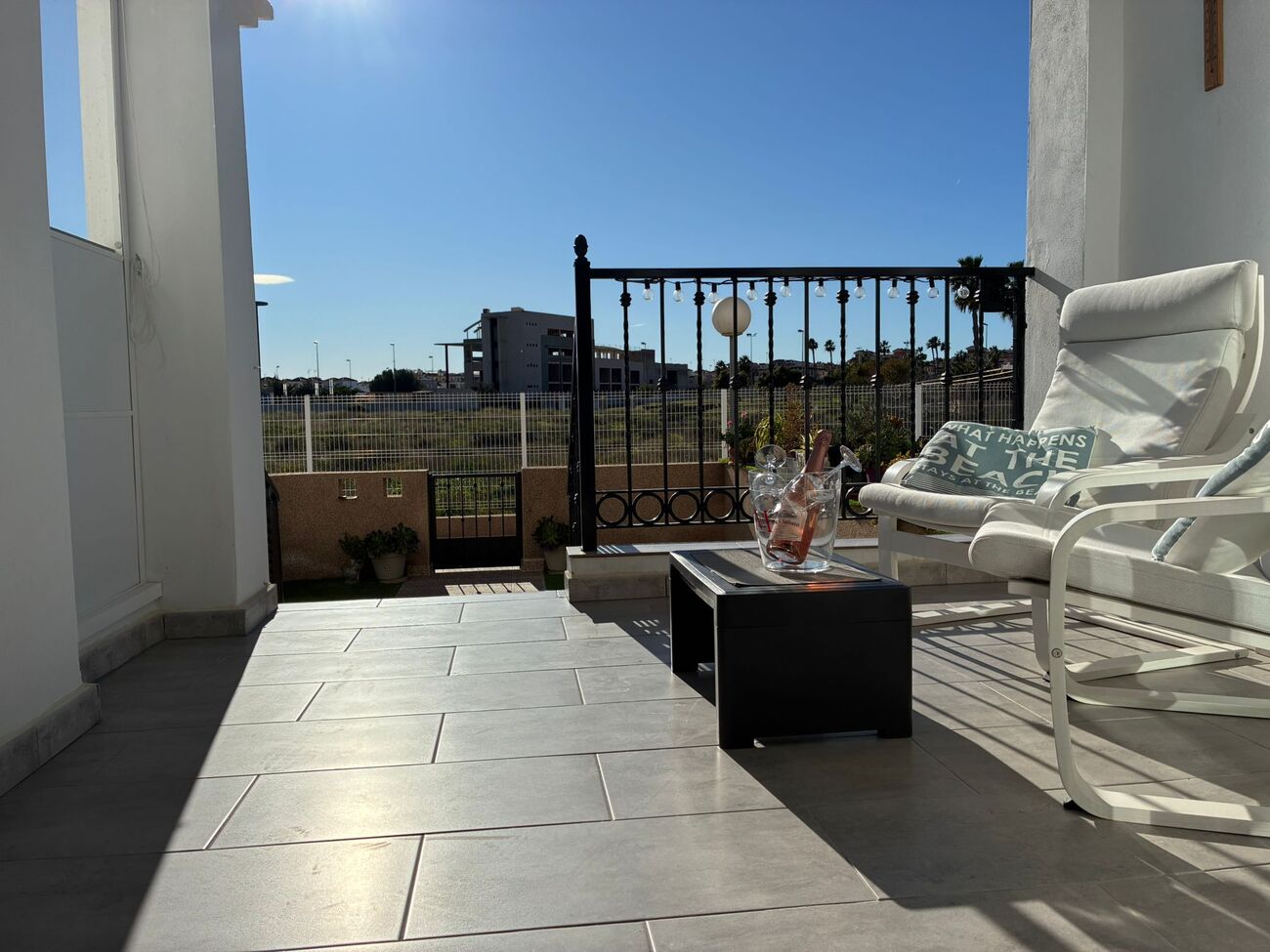 Living room in apartment for sale in Punta Prima