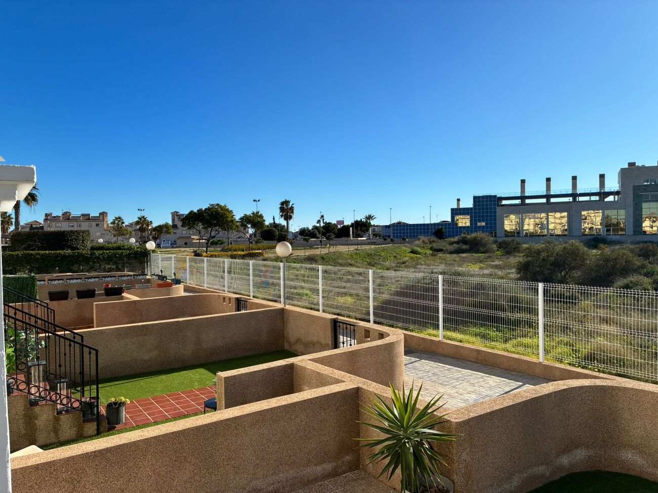 Terrace in apartment for sale in Punta Prima