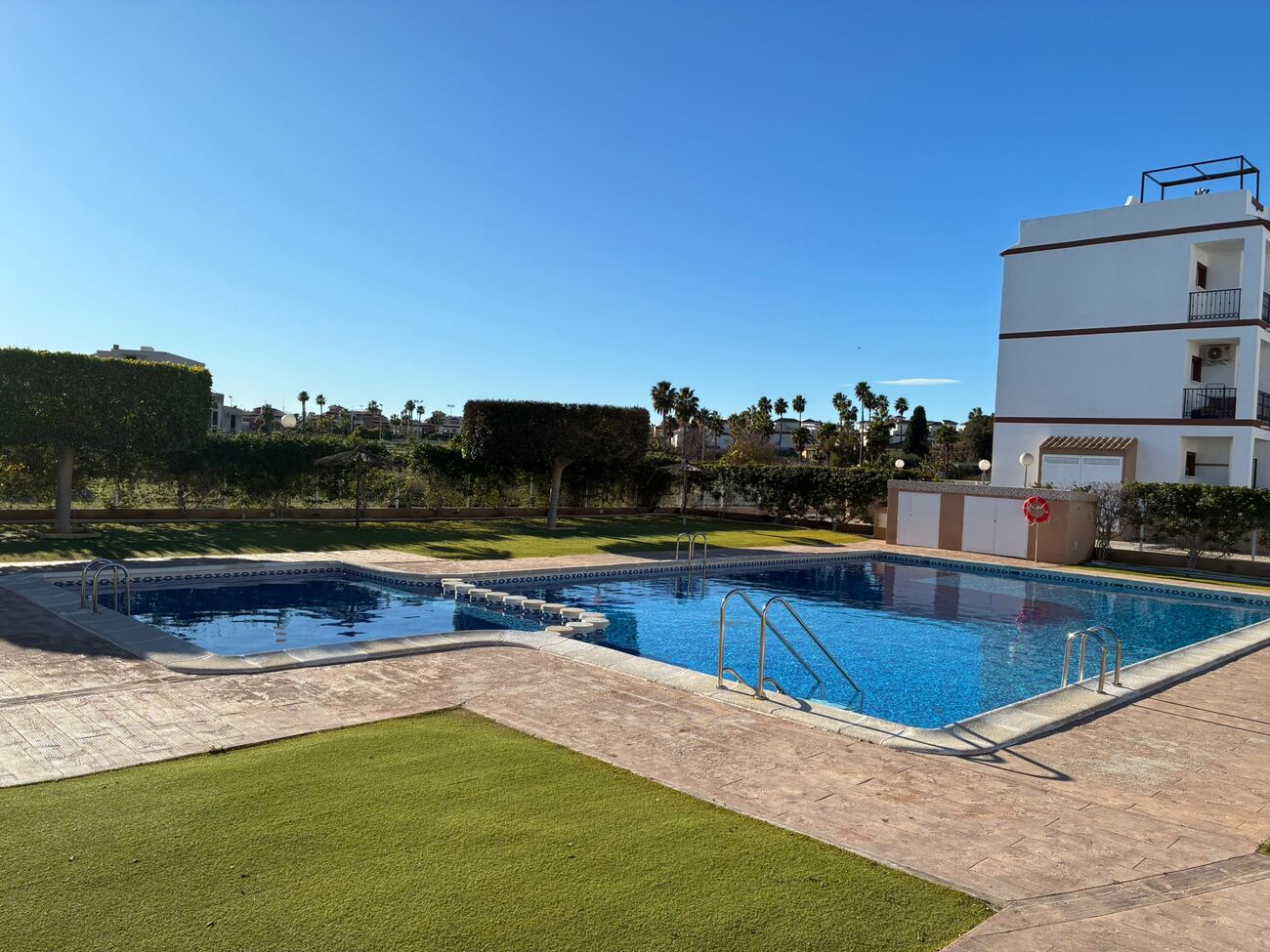 Terrace in apartment for sale in Punta Prima