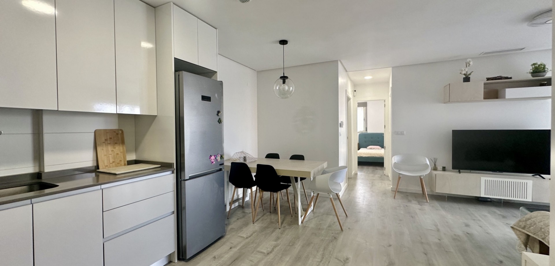 Pool area in apartment for sale in Orihuela Costa