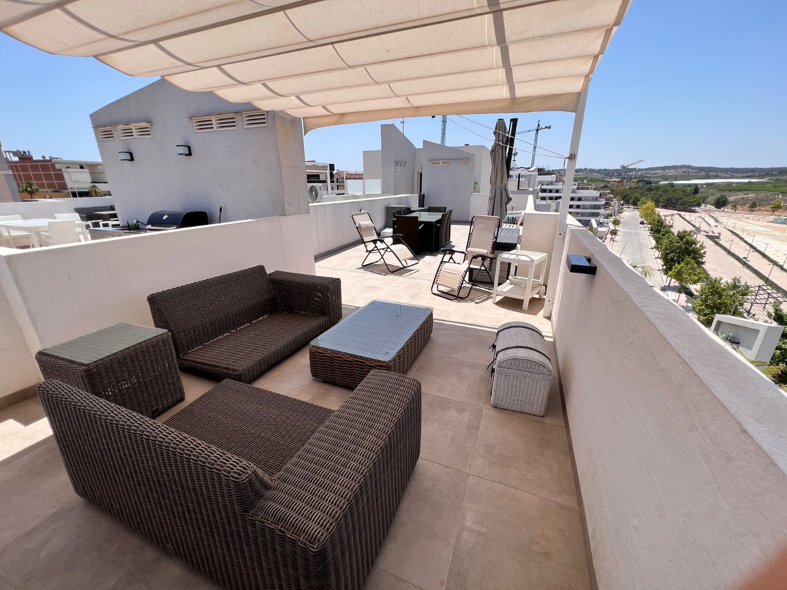 Living room in apartment for sale in San Miguel de Salinas
