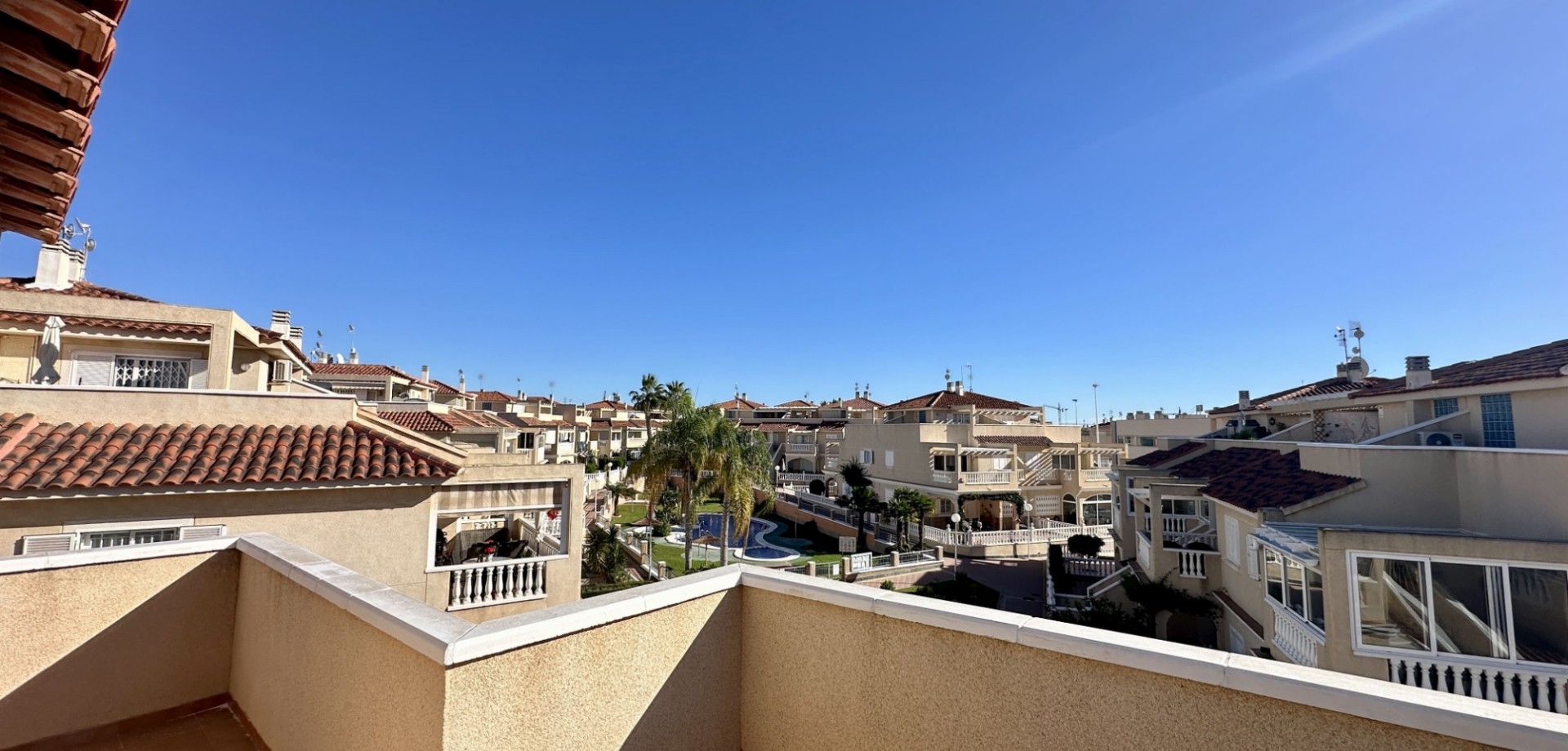 Exterior view in duplex for sale in Orihuela Costa