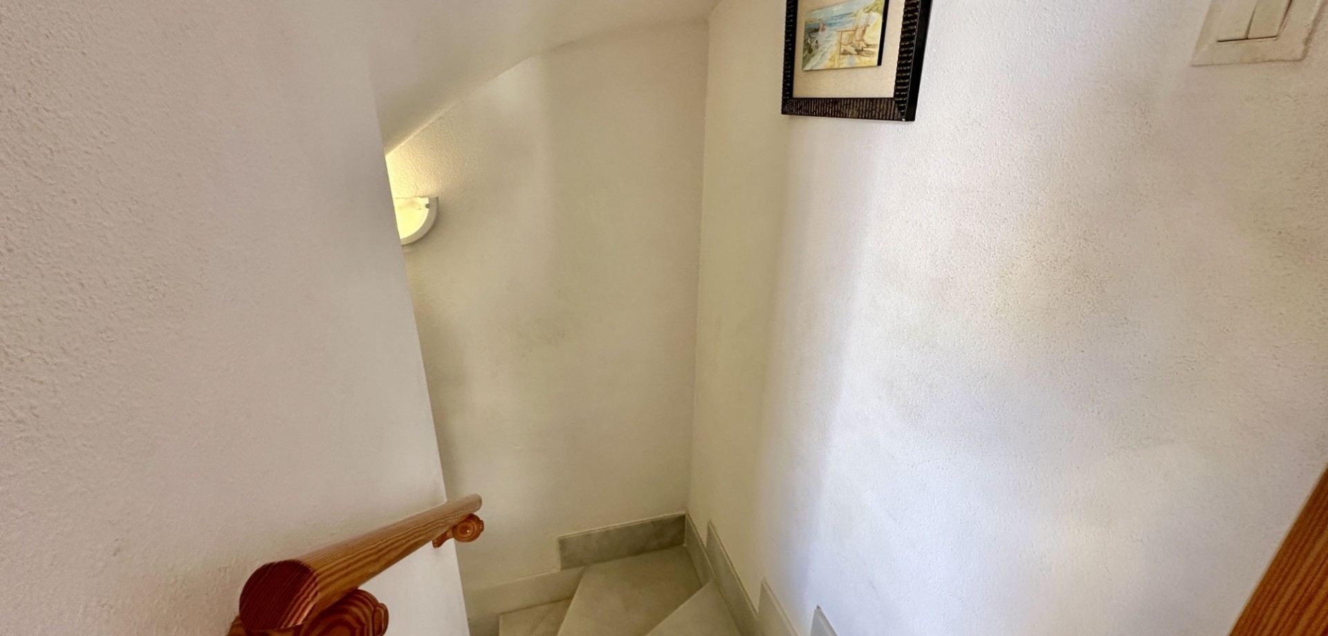 Pool area in duplex for sale in Orihuela Costa