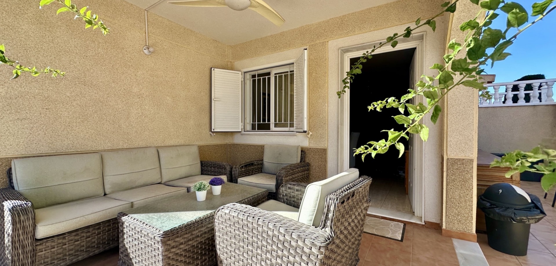 Master bedroom in duplex for sale in Orihuela Costa