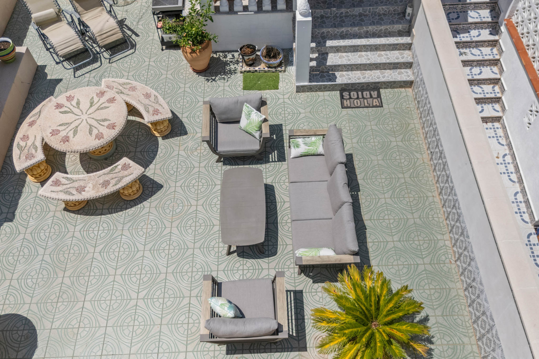 Terrace in bungalow for sale in Torrevieja