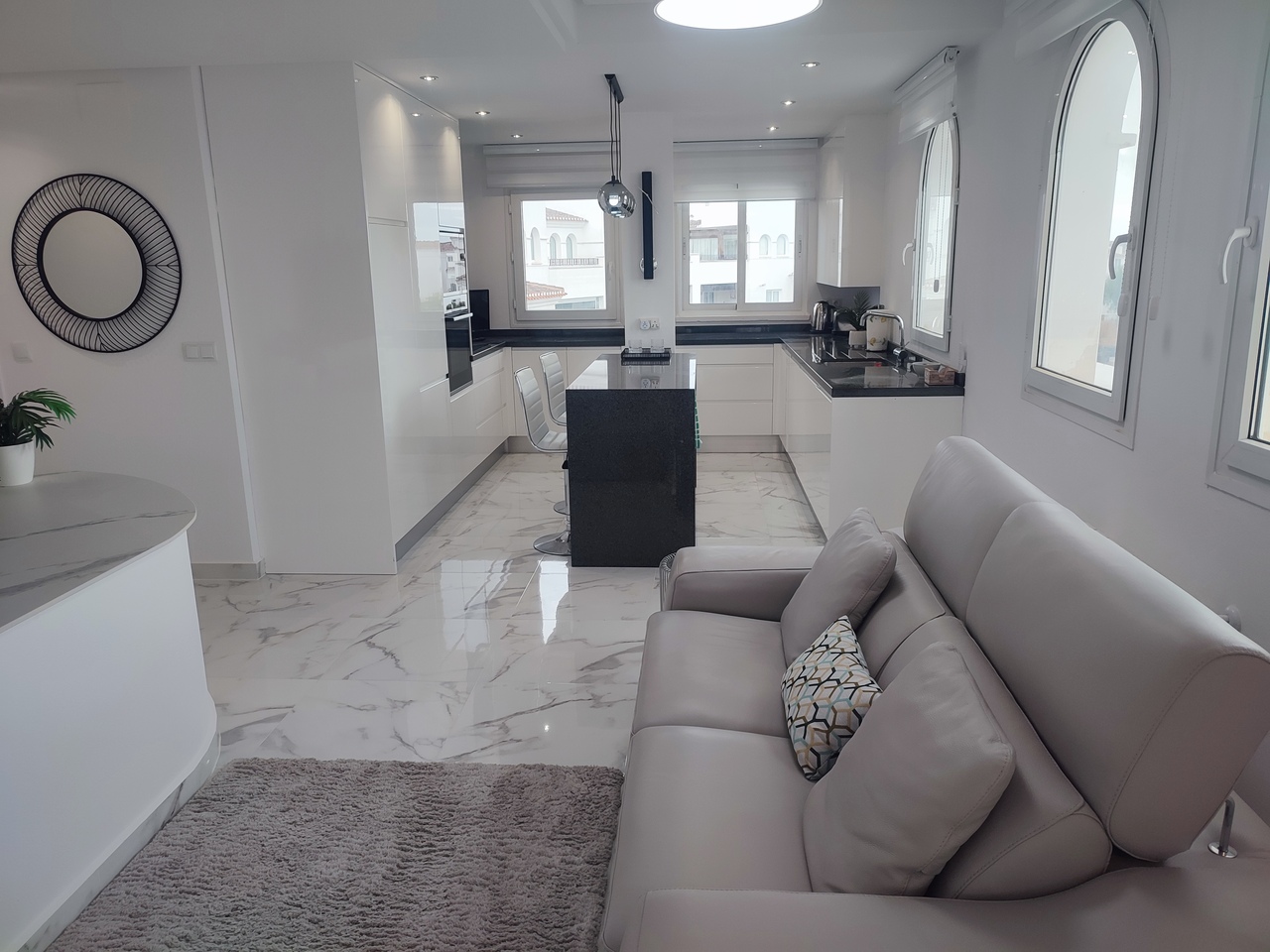 Terrace in apartment for sale in Hacienda Riquelme Golf Resort