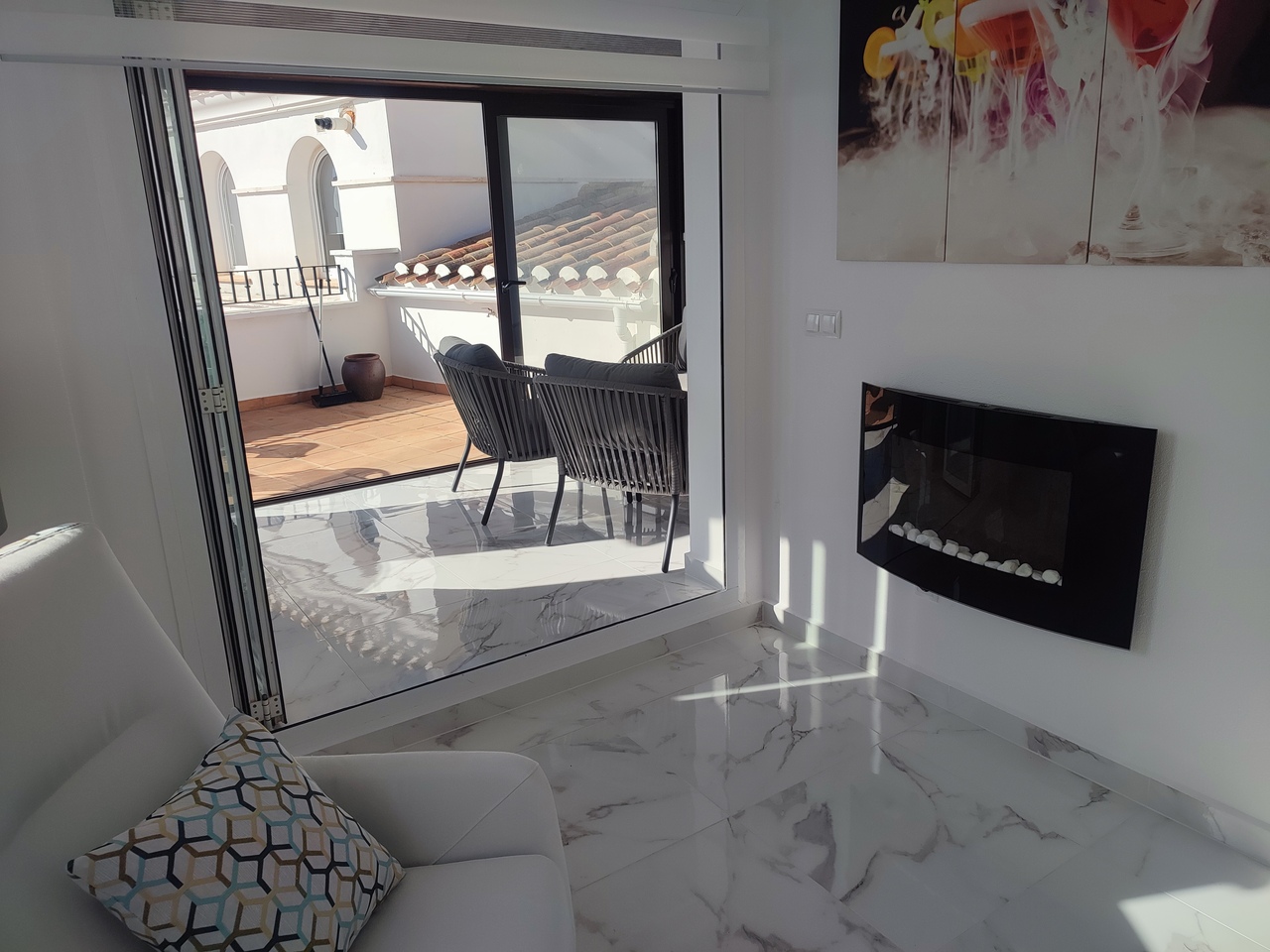 Dining area in apartment for sale in Hacienda Riquelme Golf Resort