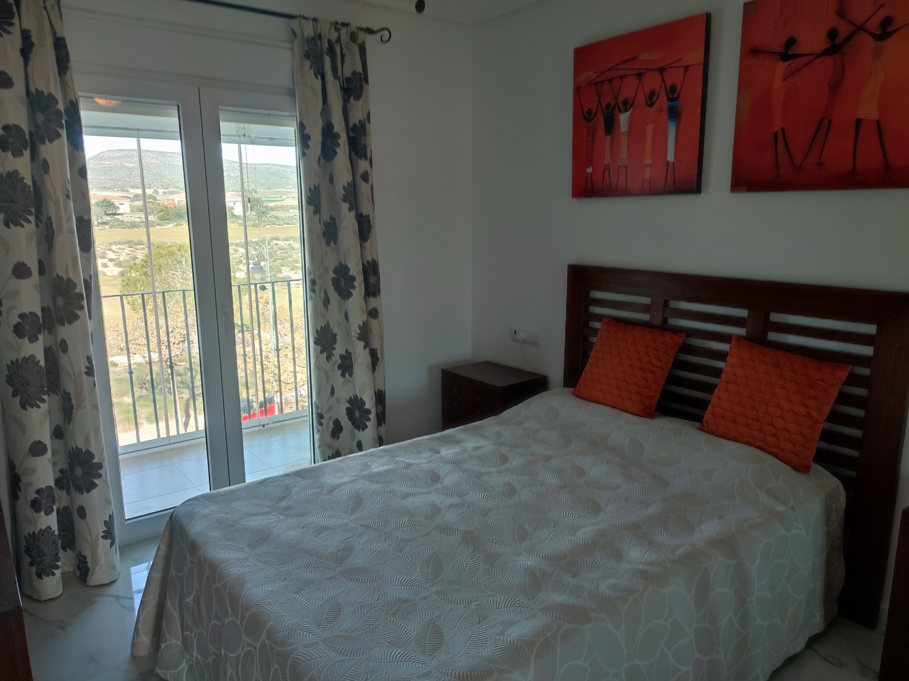 Terrace in apartment for sale in Hacienda Riquelme Golf Resort