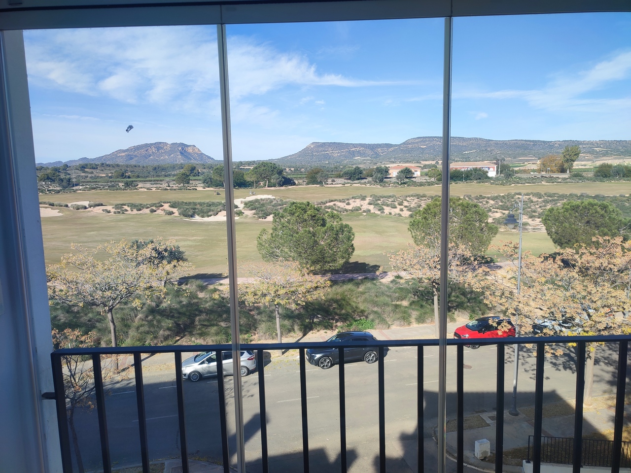 Garden in apartment for sale in Hacienda Riquelme Golf Resort