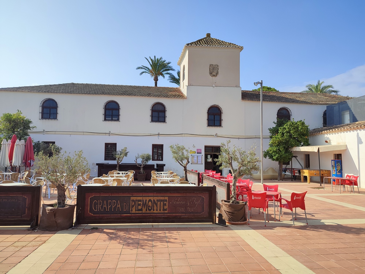 Terrace in apartment for sale in Hacienda Riquelme Golf Resort
