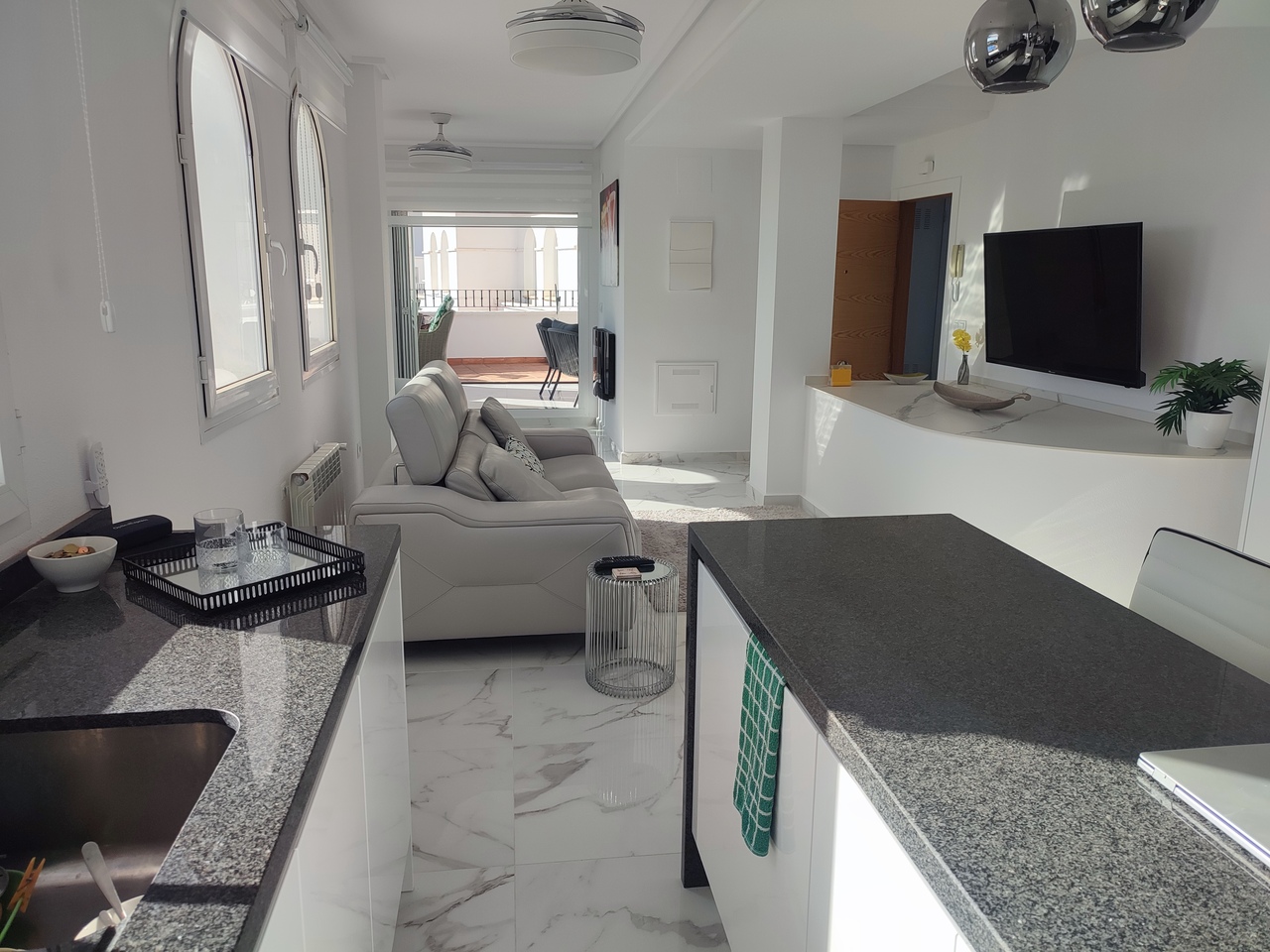 Dining area in apartment for sale in Hacienda Riquelme Golf Resort