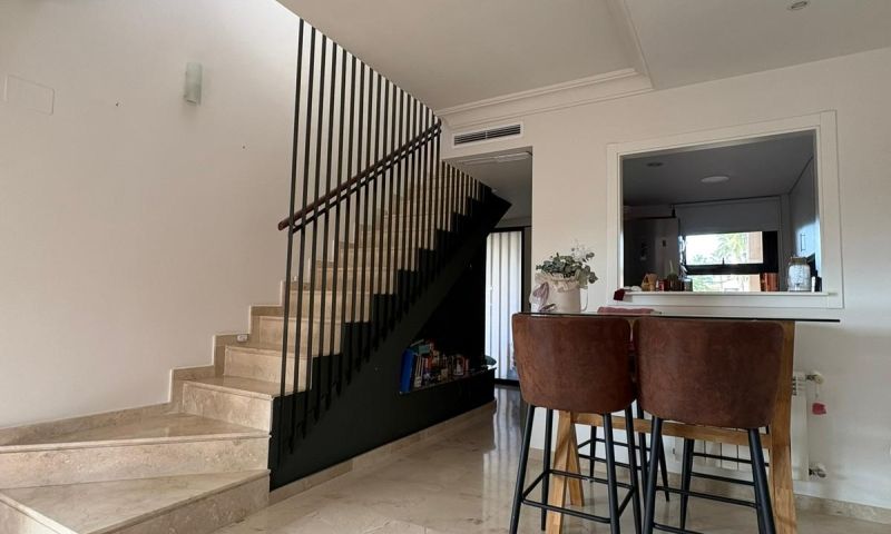 Pool area in apartment for sale in San Javier