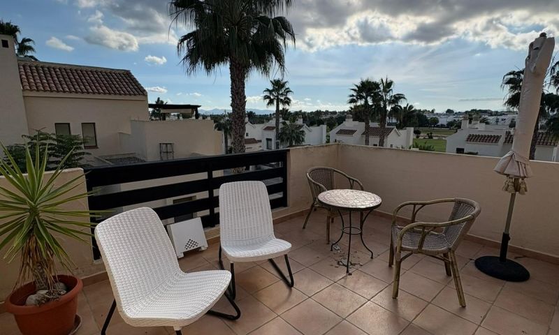 Pool area in apartment for sale in San Javier