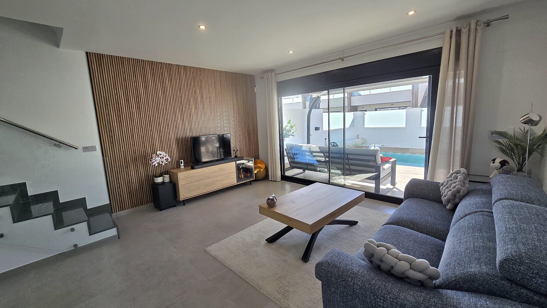 Living room in villa for sale in San Pedro del Pinatar