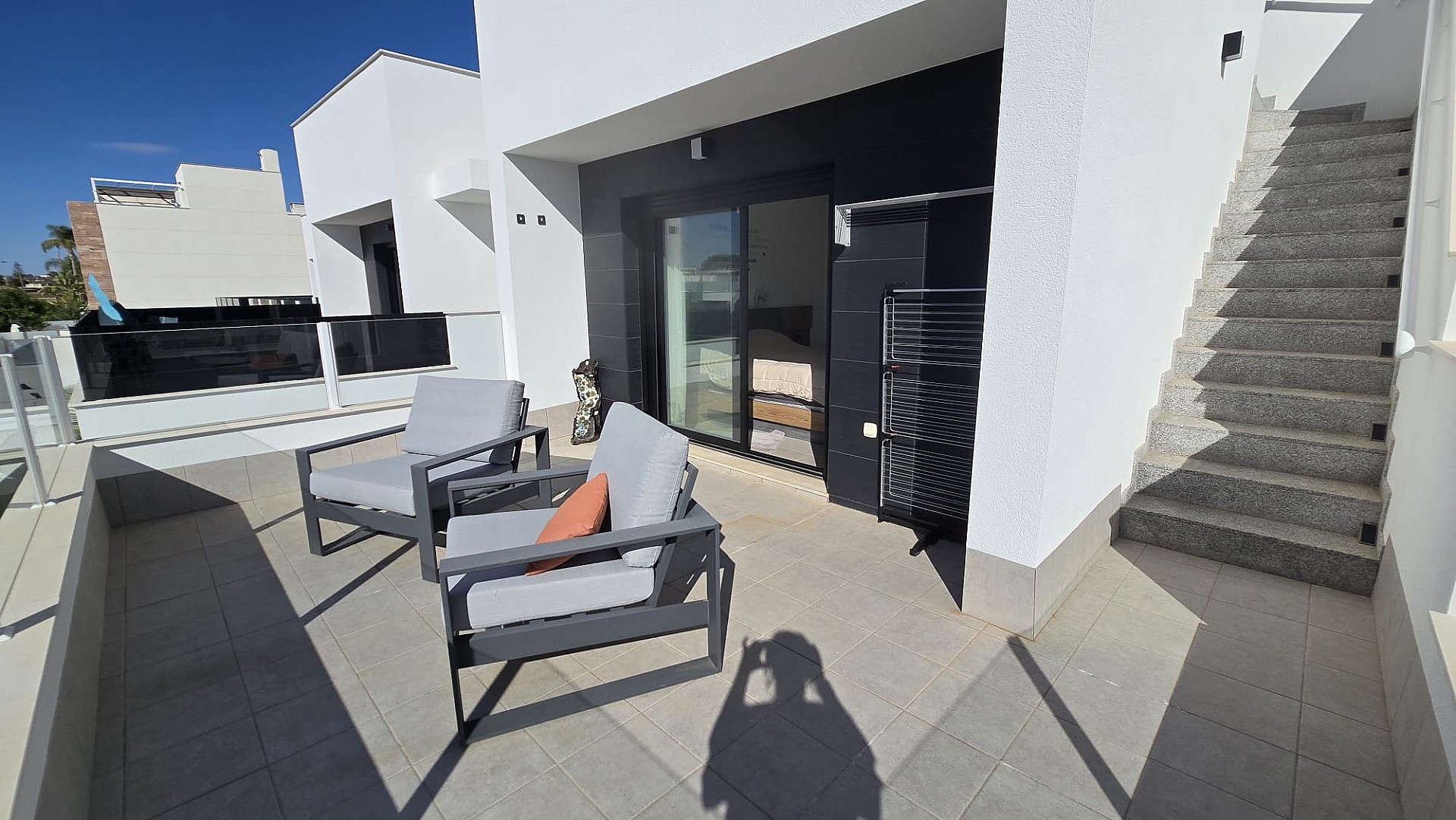 Terrace in villa for sale in San Pedro del Pinatar