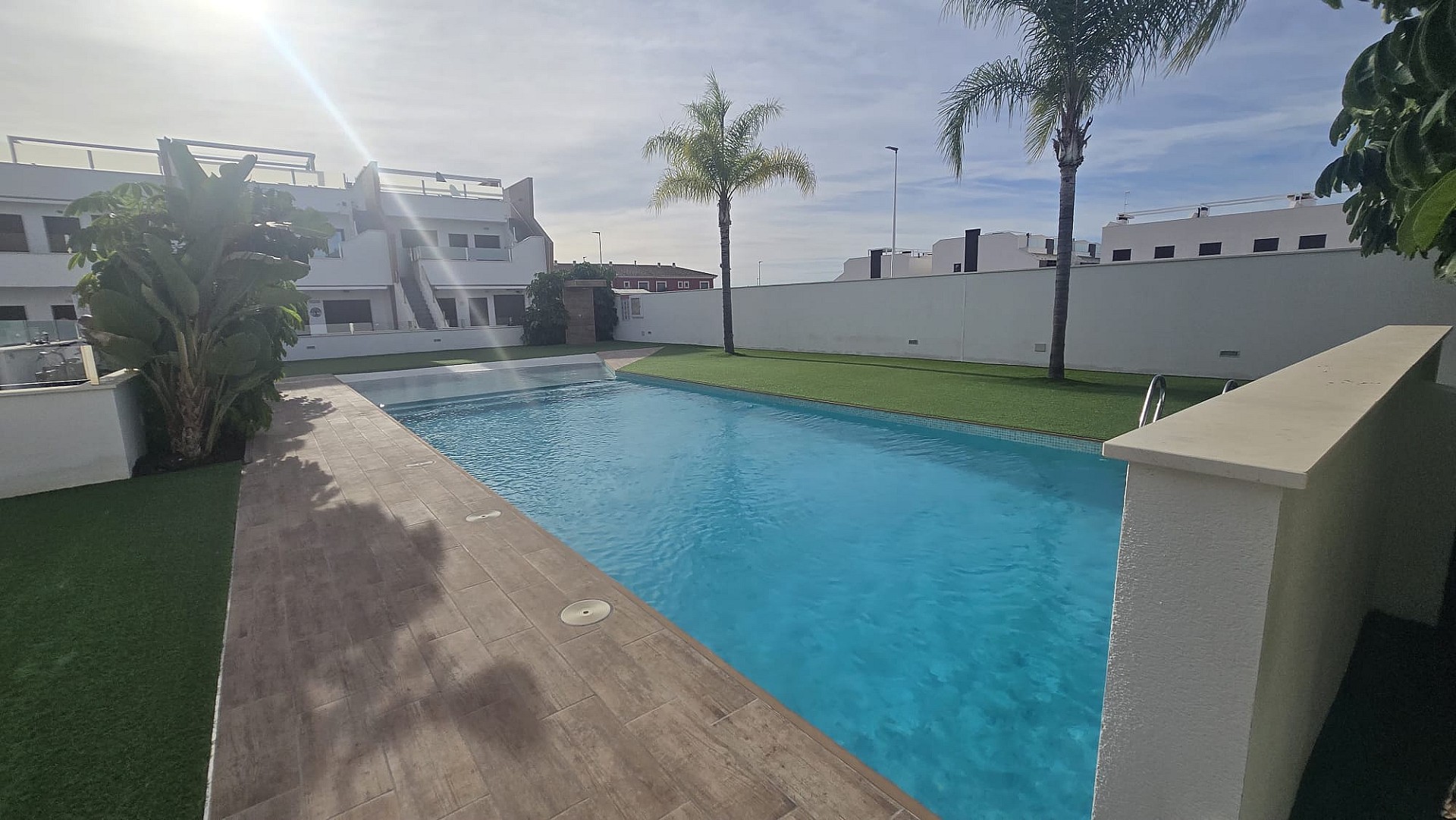 Garden in penthouse for sale in Pilar de La Horadada