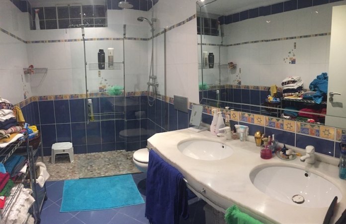 Pool area in bungalow for sale in javea