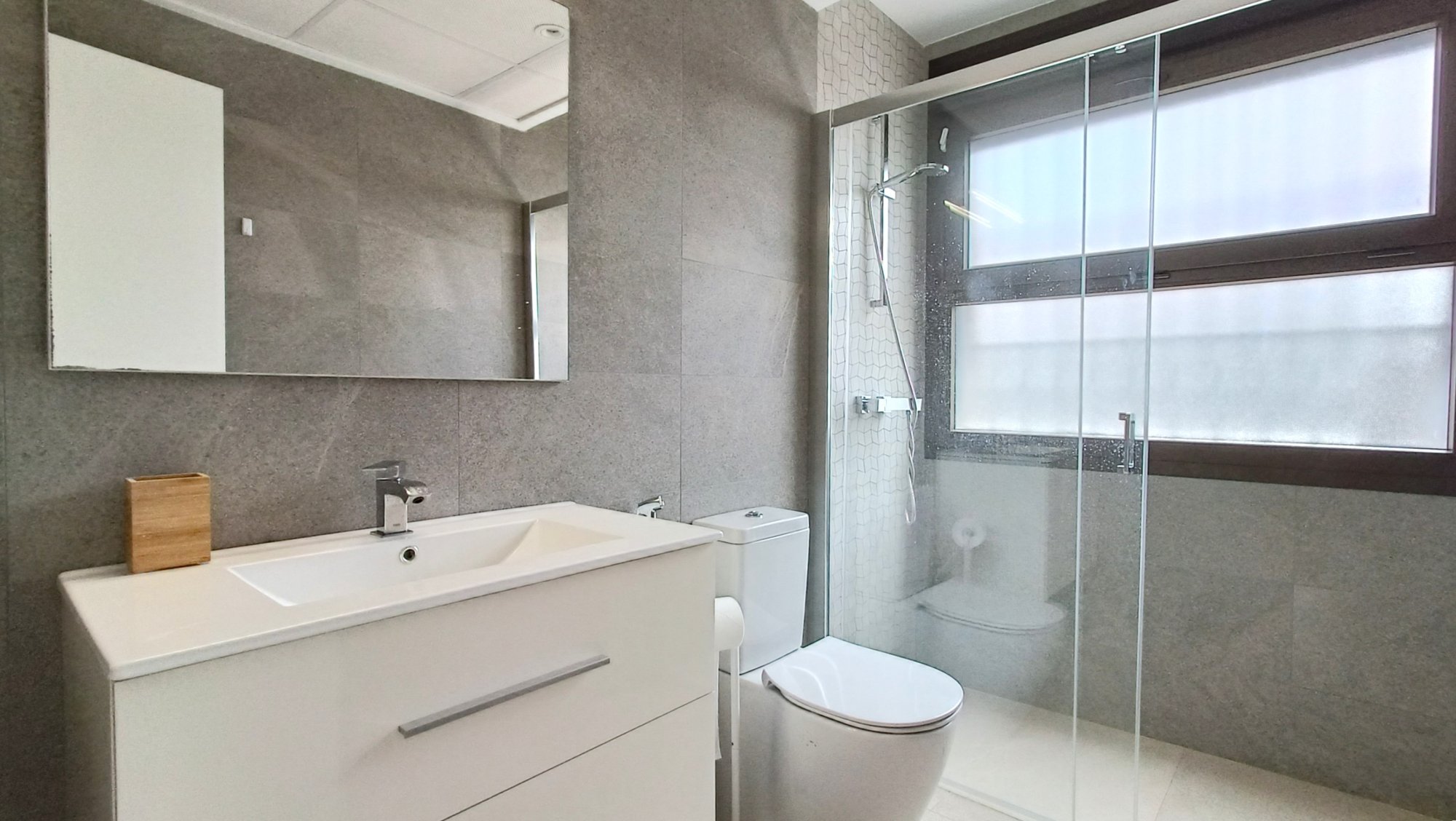 Pool area in villa for sale in Vistabella Golf Entre Naranjos