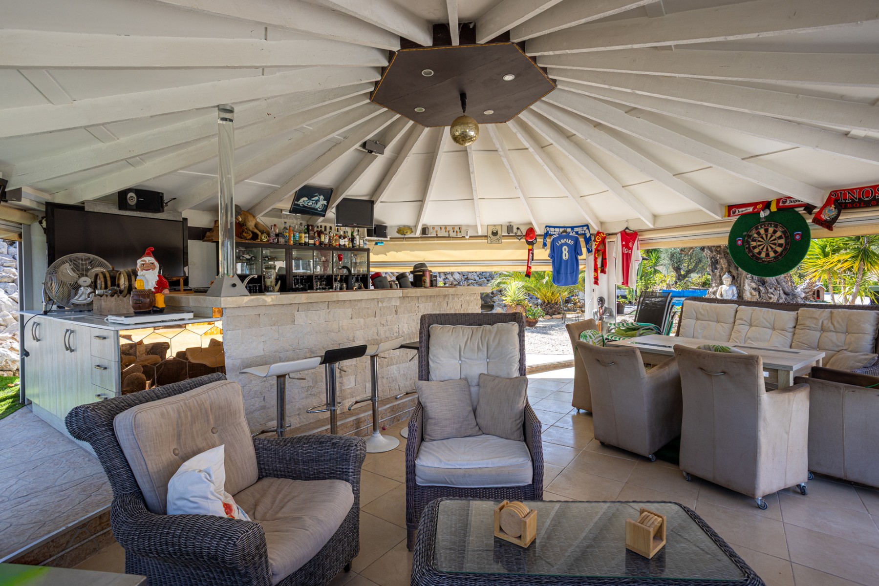Garden in villa for sale in La Zarza