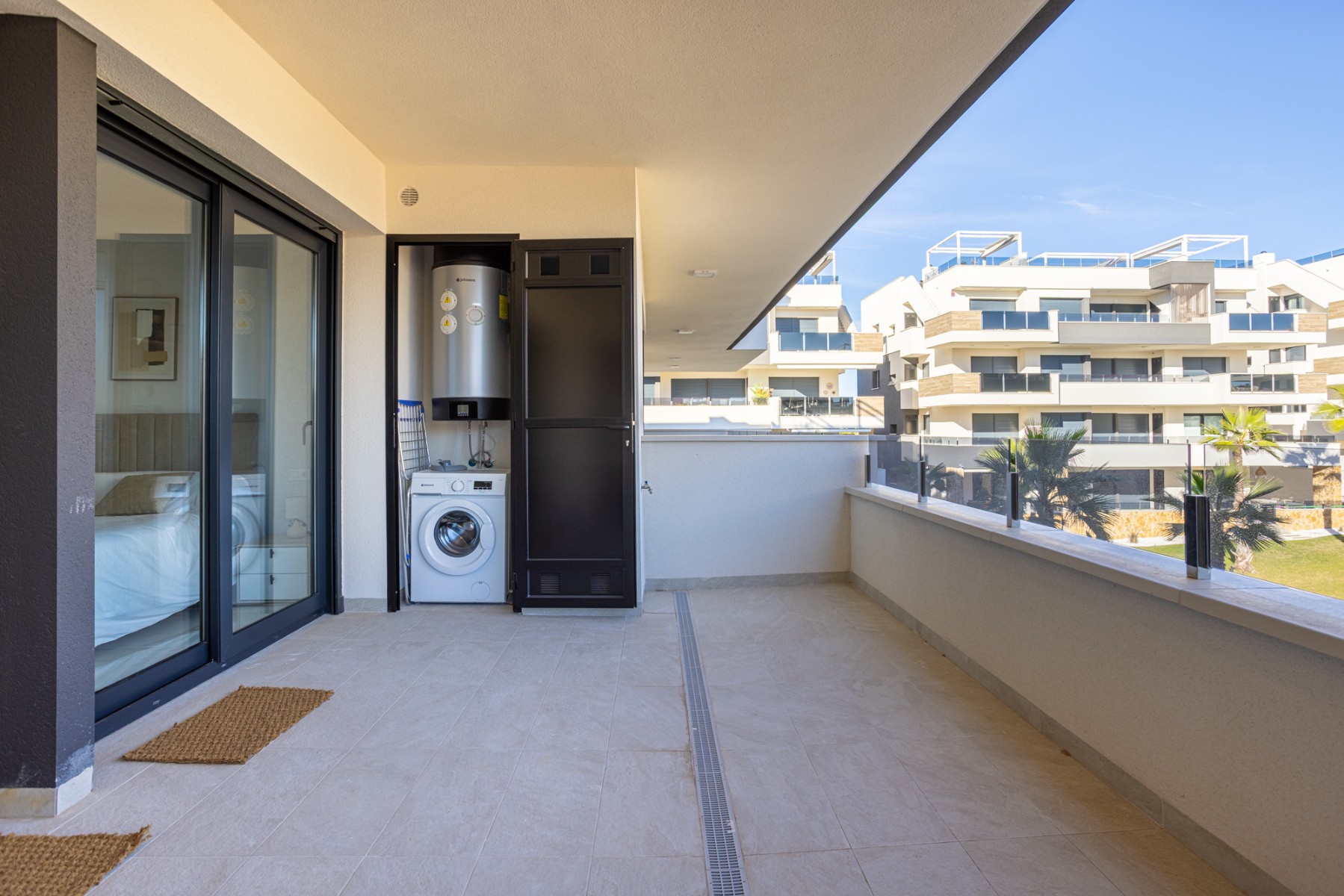 Pool area in apartment for sale in Orihuela Costa