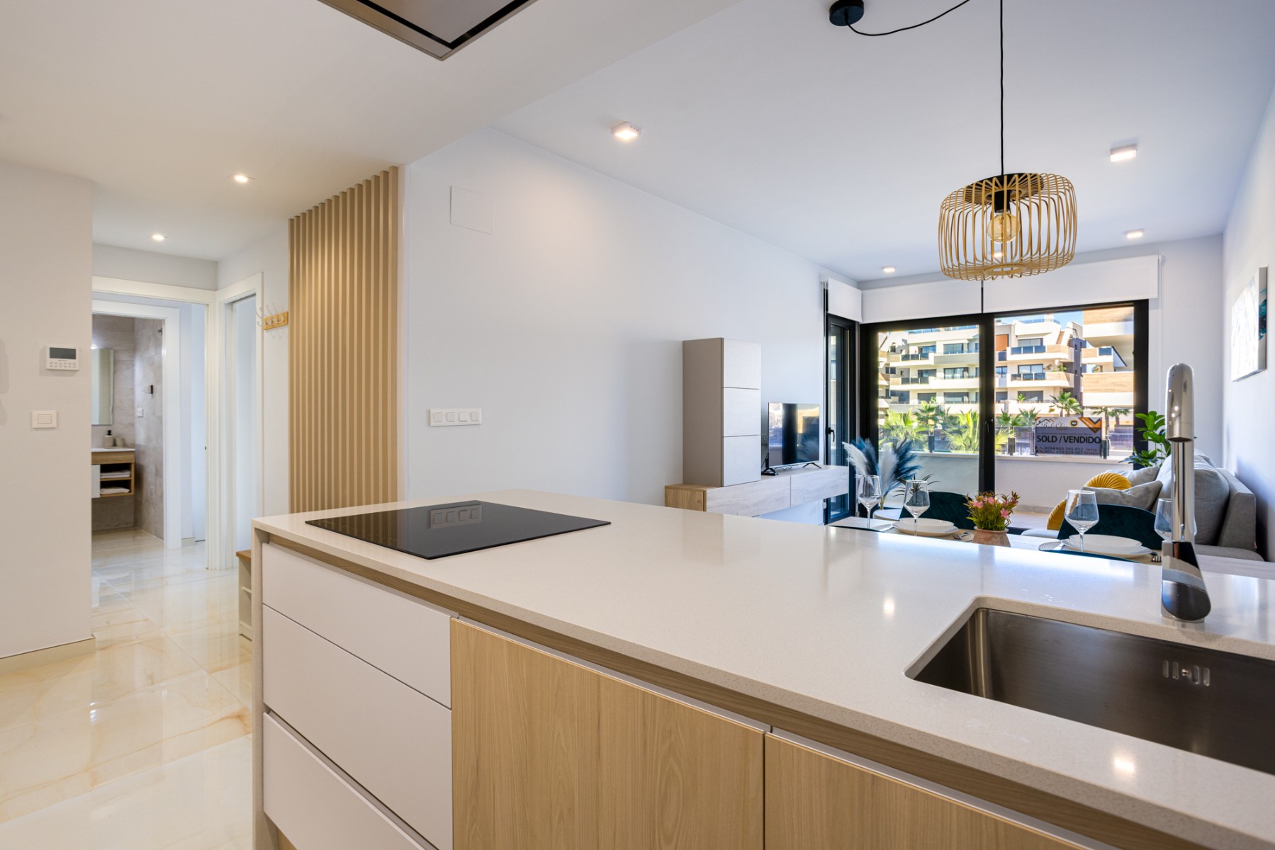 Garden in apartment for sale in Orihuela Costa