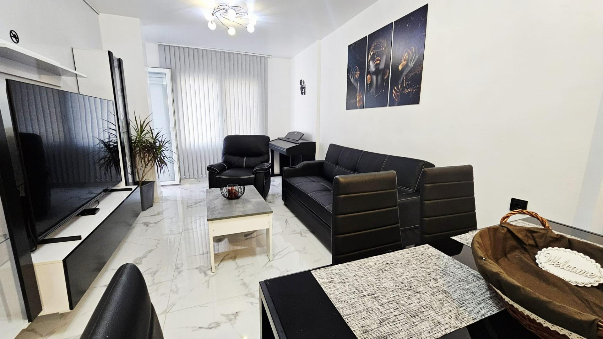 Pool area in apartment for sale in Torrevieja