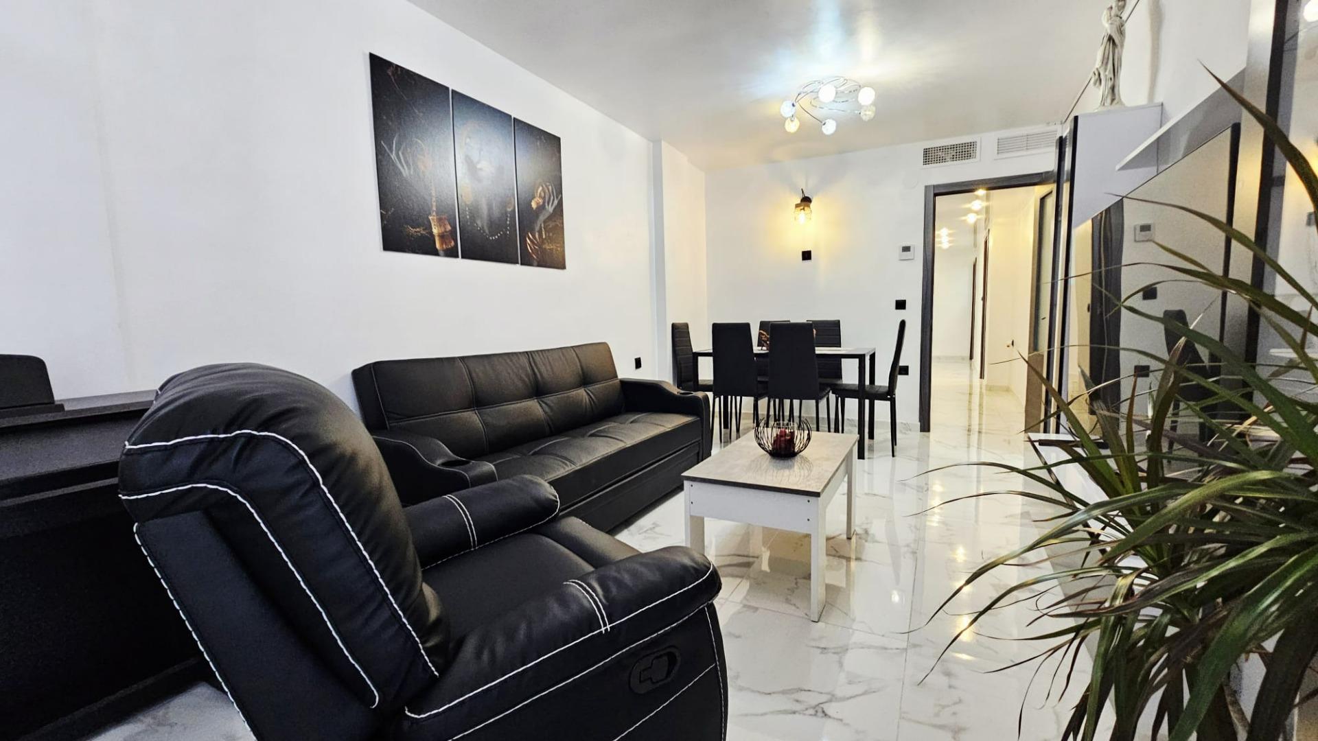 Garden in apartment for sale in Torrevieja