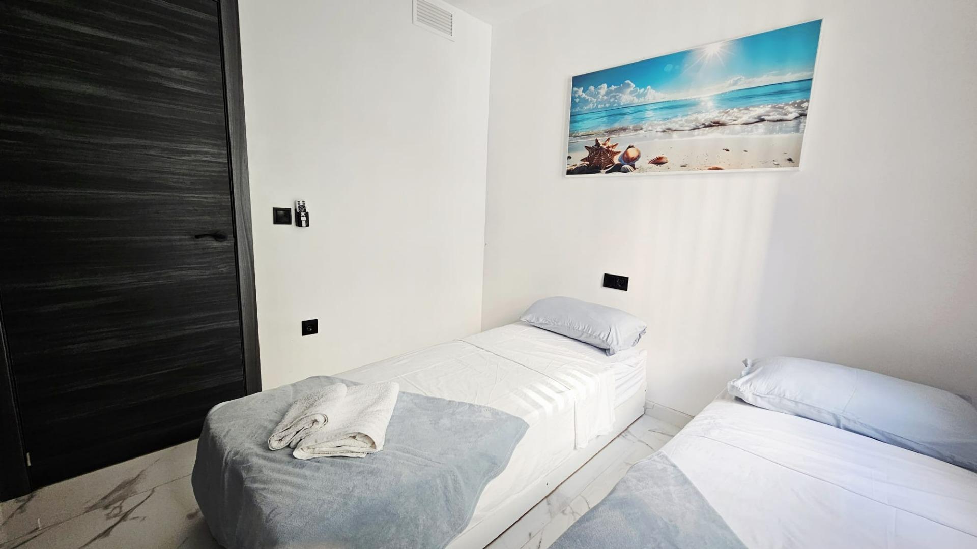 Pool area in apartment for sale in Torrevieja