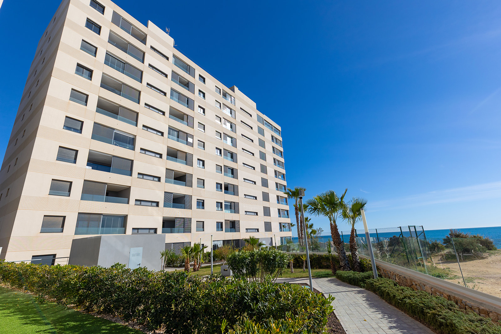 Garden in apartment for sale in Torrevieja
