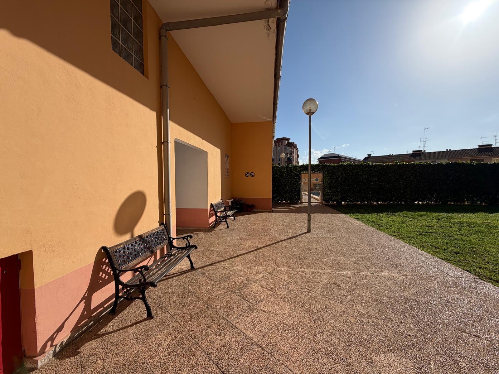 Pool area in apartment for sale in Lo Pagan
