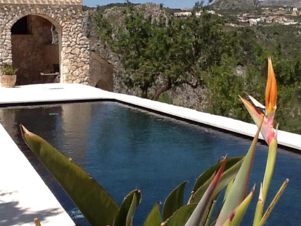 Garden in finca for sale in Tarbena